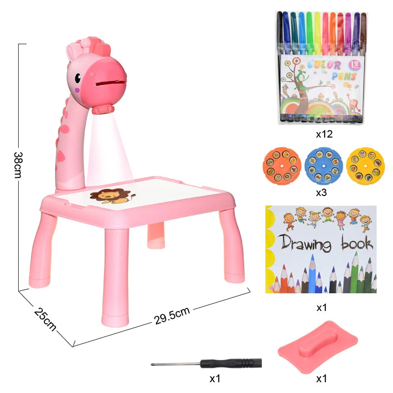 FUN Girafy™ – جهاز إسقاط الرسم للأطفال 🎨
